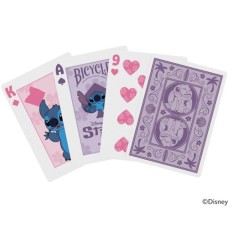 Pokerkaarten Bicycle - Stitch Paars Disney