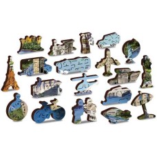 Wooden puzzle World Landmarks XL 600