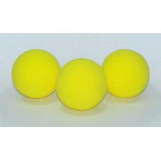 Soft-Tennisballen geel 3 stuk in zak 68mm