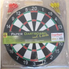 Dartbord 42,5 cm dun, in blister