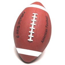 American Football Rubber bruin/wit mt.9