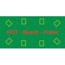 Poker Beach Badlaken groen 140x70 cm